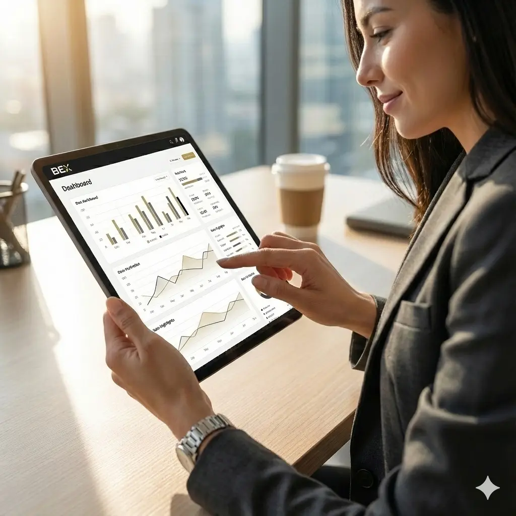 Dashboard de BEX PropTech - CRM, Ventas y Contabilidad Inmobiliaria